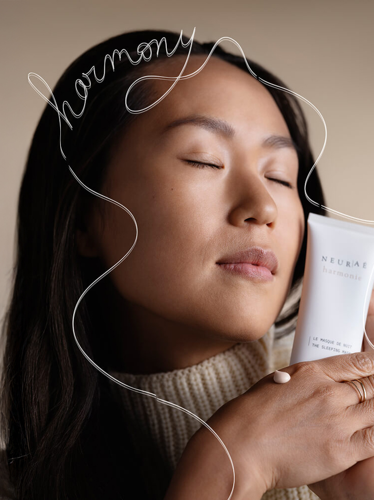 Mannequin avec le masque de nuit harmonie Neuraé